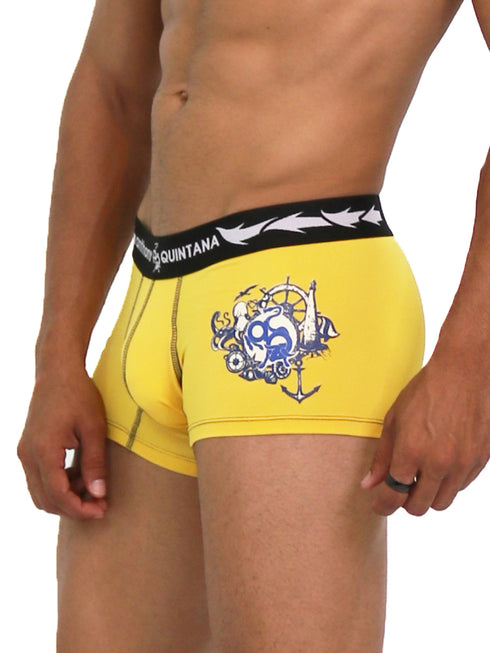 Men's AQ Trunk Men's Hybrid Collection Boxer Briefs Trunk-up Hot Pants – 3-Pack